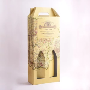 Térképes papírdoboz 2-es